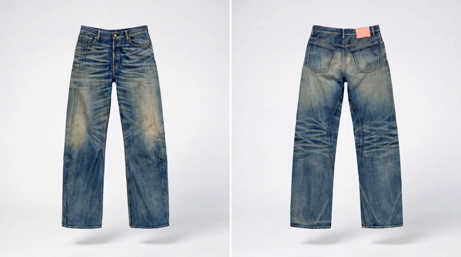 ACNE STUDIOS — TWO-UP WASHED DENIM PRODUCT STILL