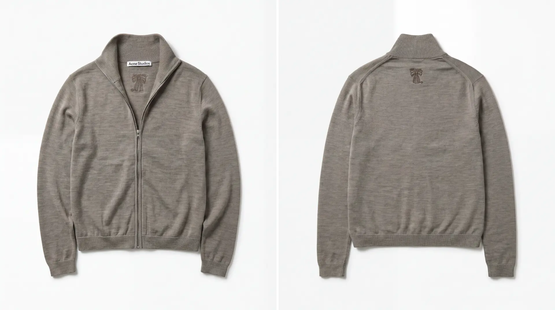 ACNE STUDIOS — TWO-UP ZIP KNIT PRODUCT STILL