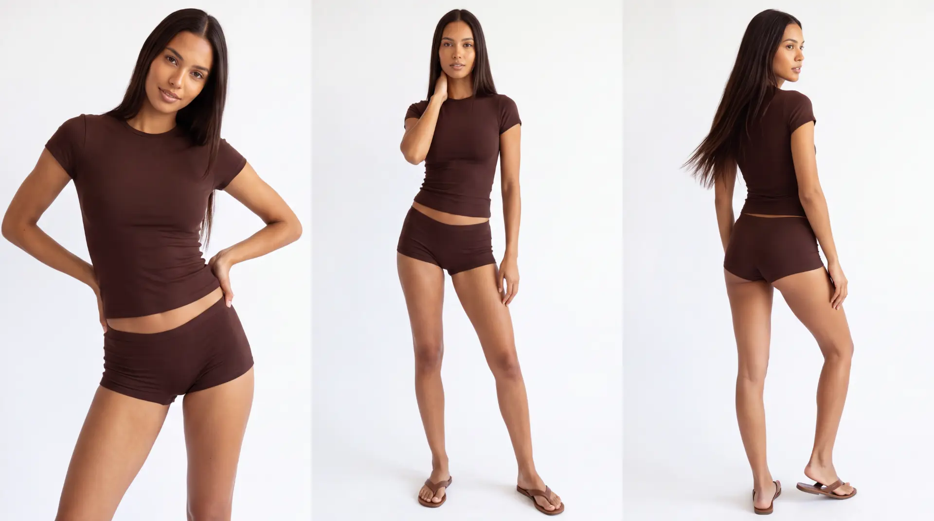SKIMS — THREE-UP FULL LOOK, FITS EVERYBODY SET