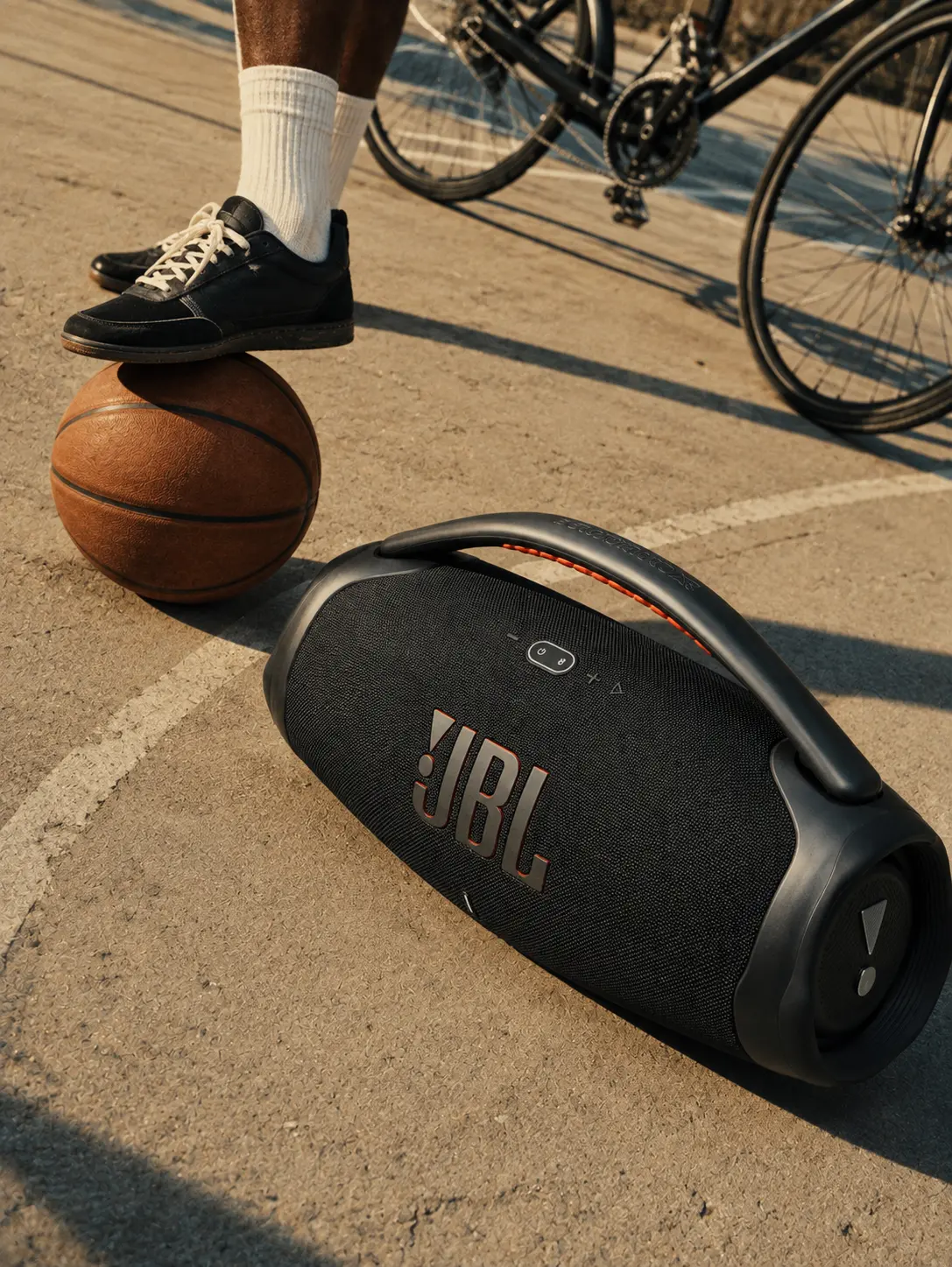 JBL BOOMBOX 3 — COURT ACTION IN SUNLIGHT