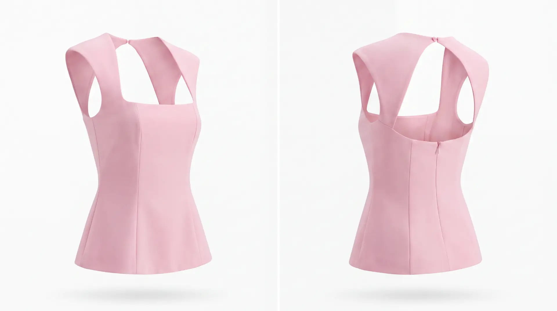 ZARA — TWO-UP PINK CORSET TOP PRODUCT STILL